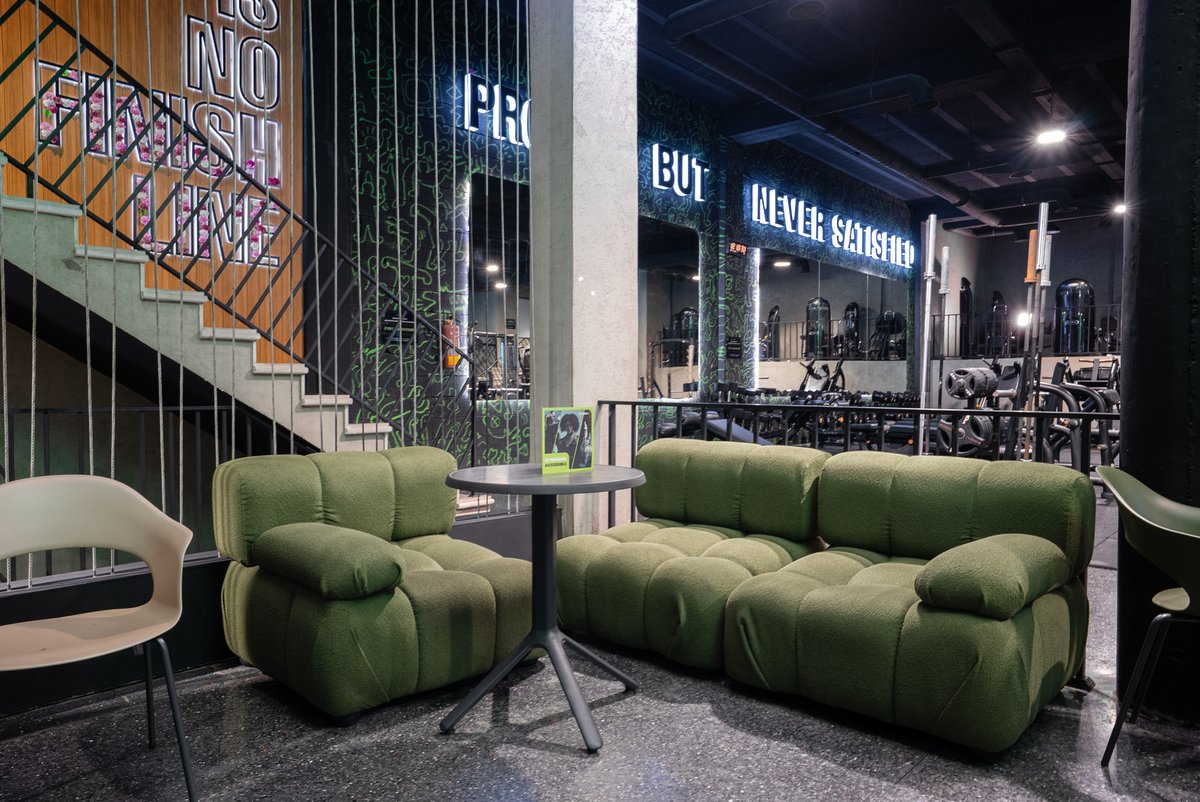 Espace détente du club